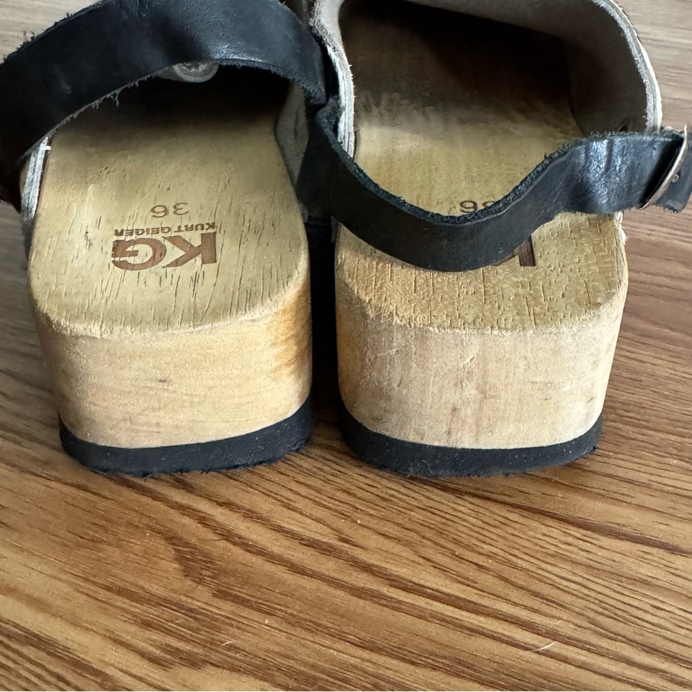 KG by Kurt Geiger Cow Print Hair-on-hide clogs Size 36 - Picture 6 of 11